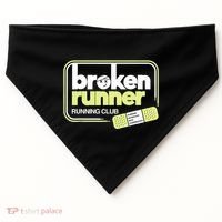 Broken Runner Running Club Turning Setbacks Into Comebacks USA-Made Doggie Bandana thumb 0