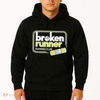 Broken Runner Running Club Turning Setbacks Into Comebacks Hoodie thumb 2
