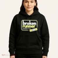 Broken Runner Running Club Turning Setbacks Into Comebacks Hoodie thumb 5