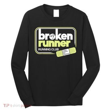Broken Runner Running Club Turning Setbacks Into Comebacks Long Sleeve Shirt