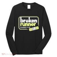 Broken Runner Running Club Turning Setbacks Into Comebacks Long Sleeve Shirt thumb 0