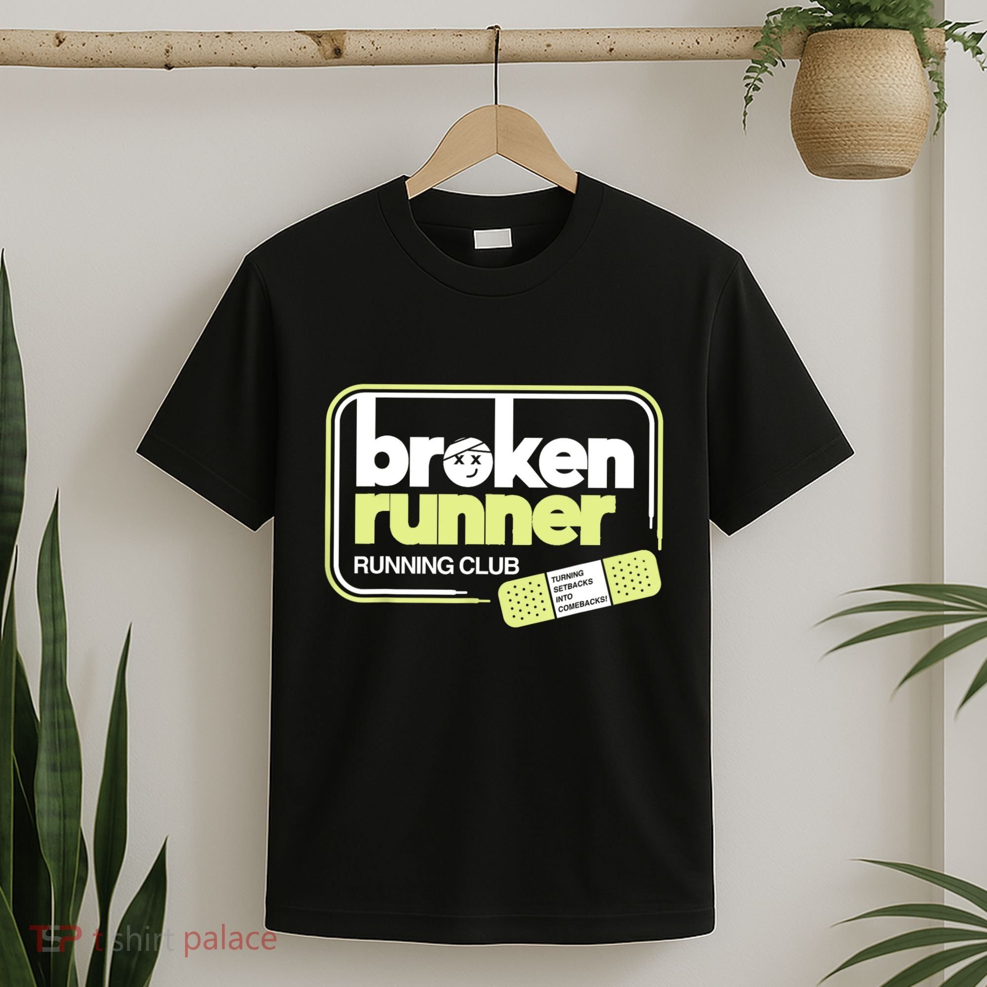 Broken Runner Running Club Turning Setbacks Into Comebacks T-Shirt