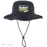 Broken Runner Running Club Turning Setbacks Into Comebacks Bucket Hat thumb 0