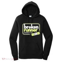 Broken Runner Running Club Turning Setbacks Into Comebacks Women's Hoodie thumb 0