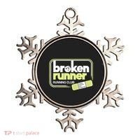 Broken Runner Running Club Turning Setbacks Into Comebacks Ornament thumb 0