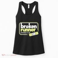 Broken Runner Running Club Turning Setbacks Into Comebacks Women's Tank Top thumb 0