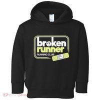 Broken Runner Running Club Turning Setbacks Into Comebacks Toddler Hoodie thumb 0