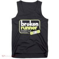 Broken Runner Running Club Turning Setbacks Into Comebacks Tank Top thumb 0
