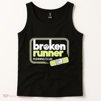 Broken Runner Running Club Turning Setbacks Into Comebacks Tank Top thumb 2