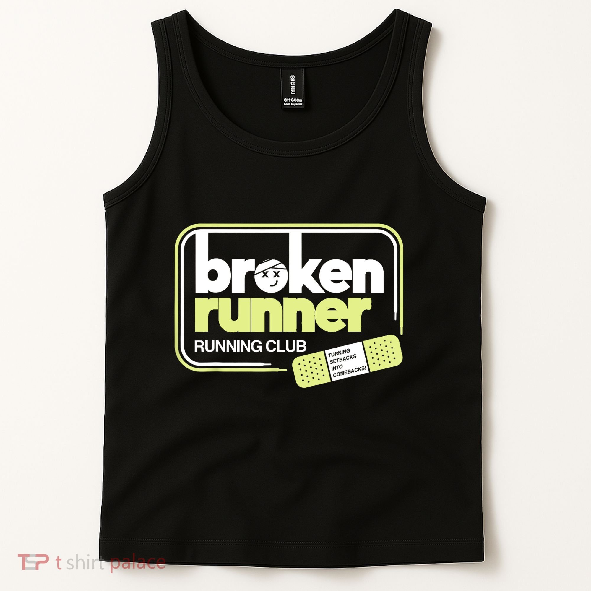 Broken Runner Running Club Turning Setbacks Into Comebacks Tank Top