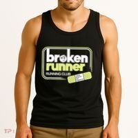 Broken Runner Running Club Turning Setbacks Into Comebacks Tank Top thumb 3