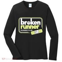 Broken Runner Running Club Turning Setbacks Into Comebacks Women's Long Sleeve Shirt thumb 0