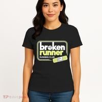 Broken Runner Running Club Turning Setbacks Into Comebacks Women's T-Shirt thumb 4