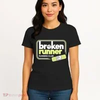 Broken Runner Running Club Turning Setbacks Into Comebacks Women's T-Shirt thumb 4