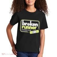 Broken Runner Running Club Turning Setbacks Into Comebacks Kids T-Shirt thumb 2