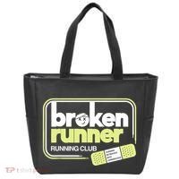 Broken Runner Running Club Turning Setbacks Into Comebacks Tote Bag thumb 0