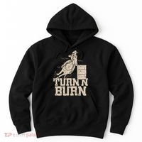 Barrel Racing Racer Rodeo Turn N Burn Hoodie thumb 0