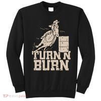Barrel Racing Racer Rodeo Turn N Burn Sweatshirt thumb 0