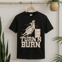 Barrel Racing Racer Rodeo Turn N Burn T-Shirt thumb 2