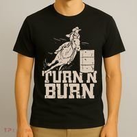 Barrel Racing Racer Rodeo Turn N Burn T-Shirt thumb 3