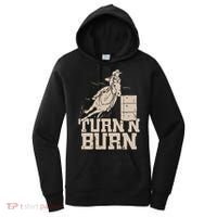 Barrel Racing Racer Rodeo Turn N Burn Women's Hoodie thumb 0