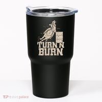 Barrel Racing Racer Rodeo Turn N Burn Tumbler thumb 0
