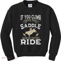 Bull Riding Rodeo Sport Cowboy Bull Rider Kids Sweatshirt thumb 0