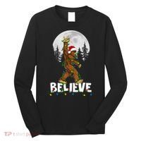 Bigfoot Rock Roll Sasquatch Christmas Believe Gifts  Long Sleeve Shirt thumb 0