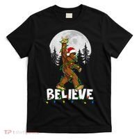 Bigfoot Rock Roll Sasquatch Christmas Believe Gifts  T-Shirt thumb 0