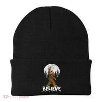 Bigfoot Rock Roll Sasquatch Christmas Believe Gifts  Beanie thumb 0