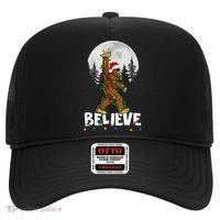 Bigfoot Rock Roll Sasquatch Christmas Believe Gifts  Hat thumb 0