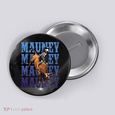 Bull Riders Rodeo Cowboy And Bull Riders Button