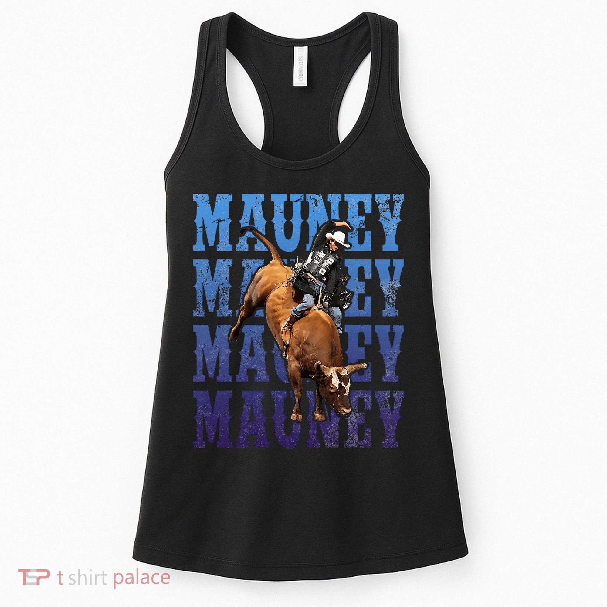 Bull Riders Rodeo Cowboy And Bull Riders Women's Tank Top