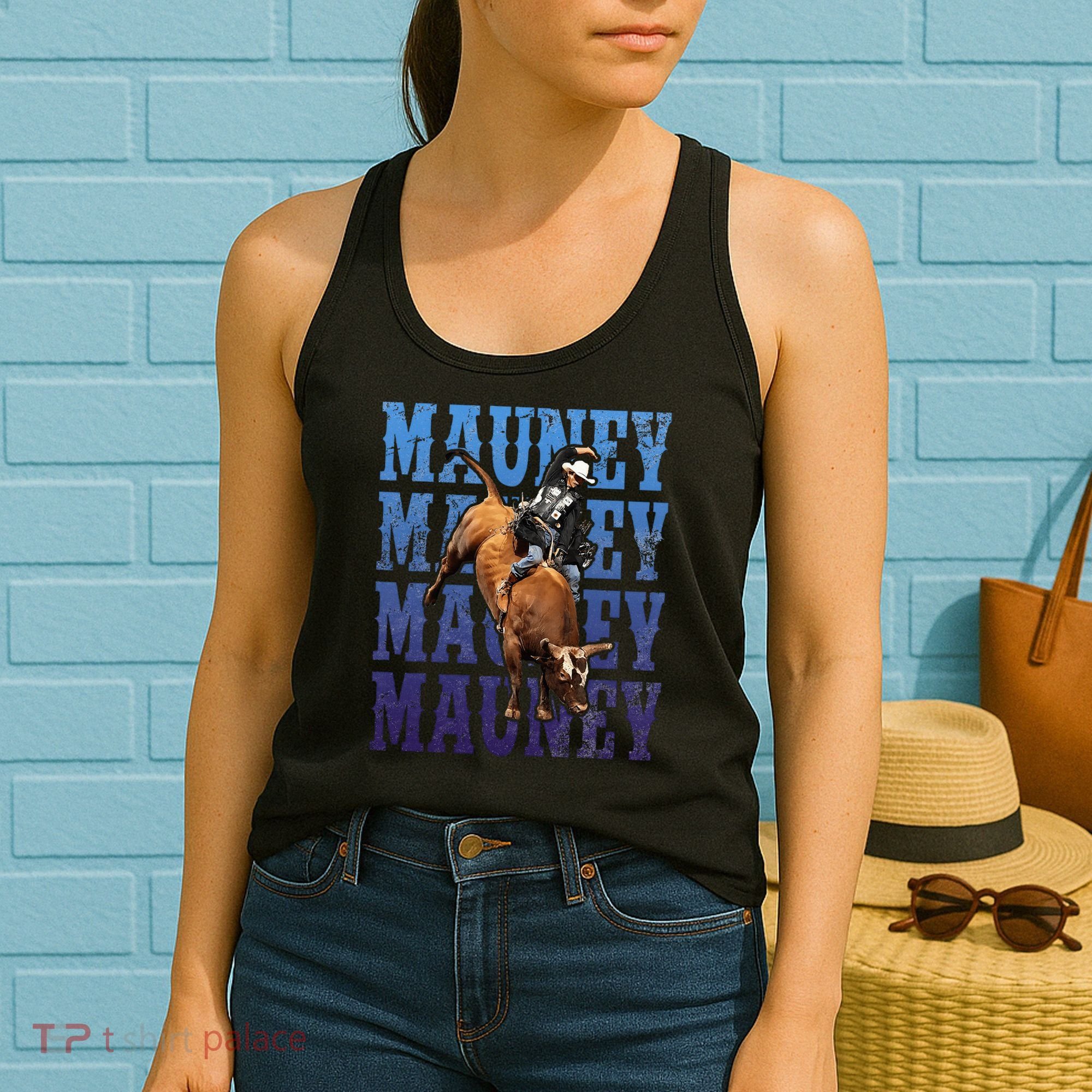 Bull Riders Rodeo Cowboy And Bull Riders Women's Tank Top