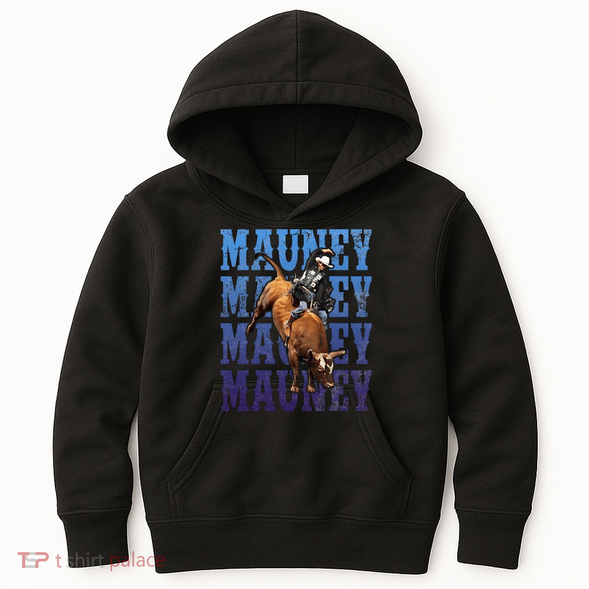 Bull Riders Rodeo Cowboy And Bull Riders Kids Hoodie