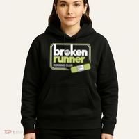 Broken Runner Running Club Turning Setbacks Meme Hoodie thumb 5
