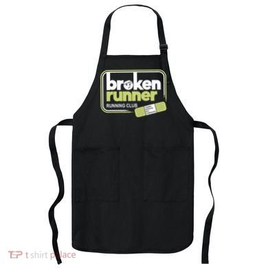 Broken Runner Running Club Turning Setbacks Meme Apron