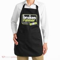 Broken Runner Running Club Turning Setbacks Meme Apron thumb 2