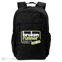 Broken Runner Running Club Turning Setbacks Meme Backpack thumb 0