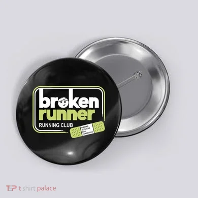 Broken Runner Running Club Turning Setbacks Meme Button