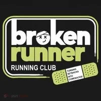 Broken Runner Running Club Turning Setbacks Meme Women's Hoodie thumb 2