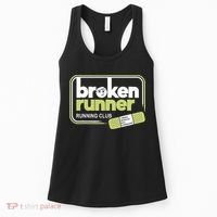 Broken Runner Running Club Turning Setbacks Meme Women's Tank Top thumb 0