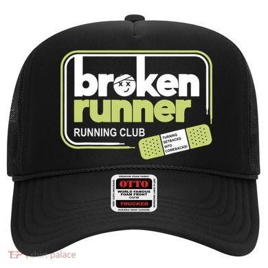 Broken Runner Running Club Turning Setbacks Meme Hat