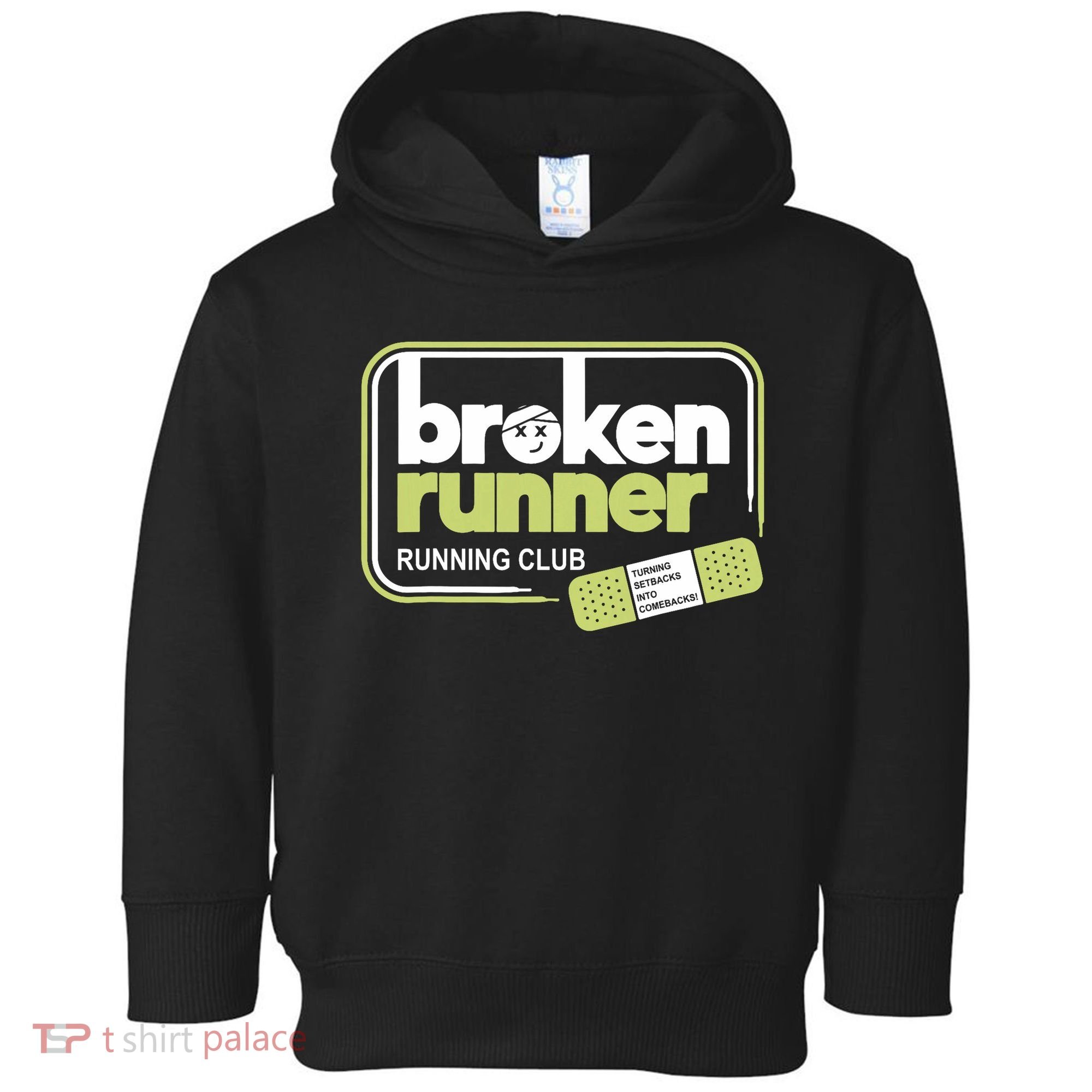Broken Runner Running Club Turning Setbacks Meme Toddler Hoodie