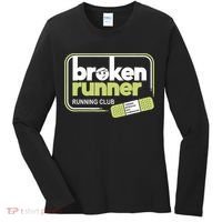 Broken Runner Running Club Turning Setbacks Meme Women's Long Sleeve Shirt thumb 0