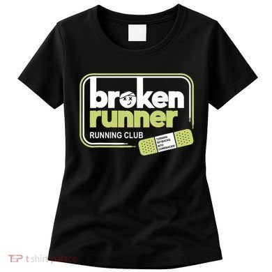 Broken Runner Running Club Turning Setbacks Meme Women's T-Shirt