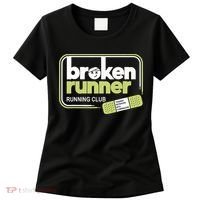 Broken Runner Running Club Turning Setbacks Meme Women's T-Shirt thumb 0