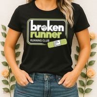 Broken Runner Running Club Turning Setbacks Meme Women's T-Shirt thumb 2