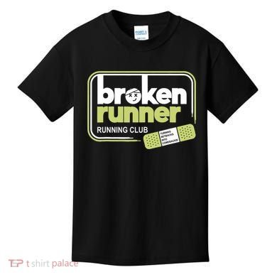Broken Runner Running Club Turning Setbacks Meme Kids T-Shirt