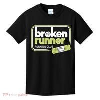 Broken Runner Running Club Turning Setbacks Meme Kids T-Shirt thumb 0